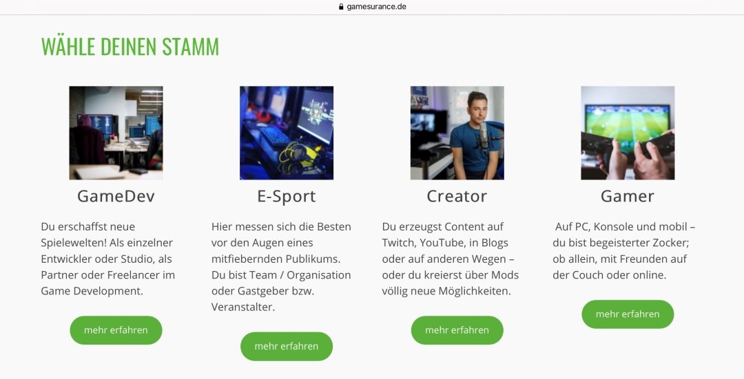 gamesurance.de - Mein Stamm